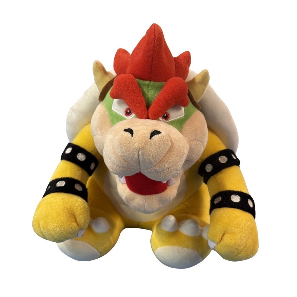 Super Nintendo‎ Mario World Bowser Stuffed Toy Universal Studios Approx 12"